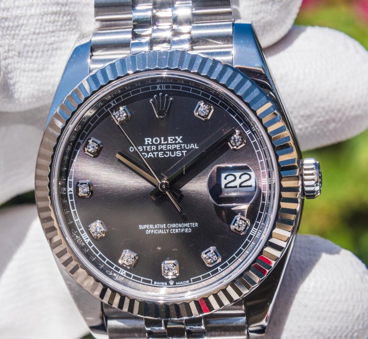 Rolex Datejust 41 Slate Diamond-set Dial