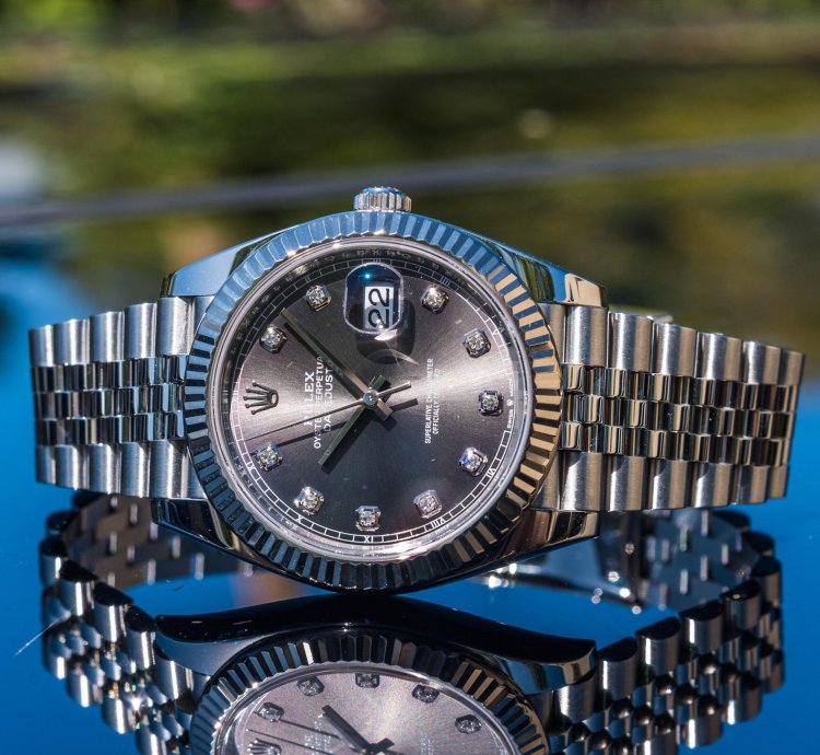 Rolex Datejust 41 Slate Diamond-set Dial