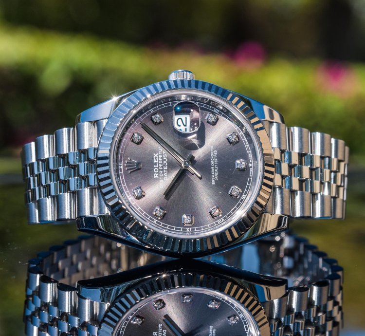 Rolex Datejust 41 Slate Diamond-set Dial