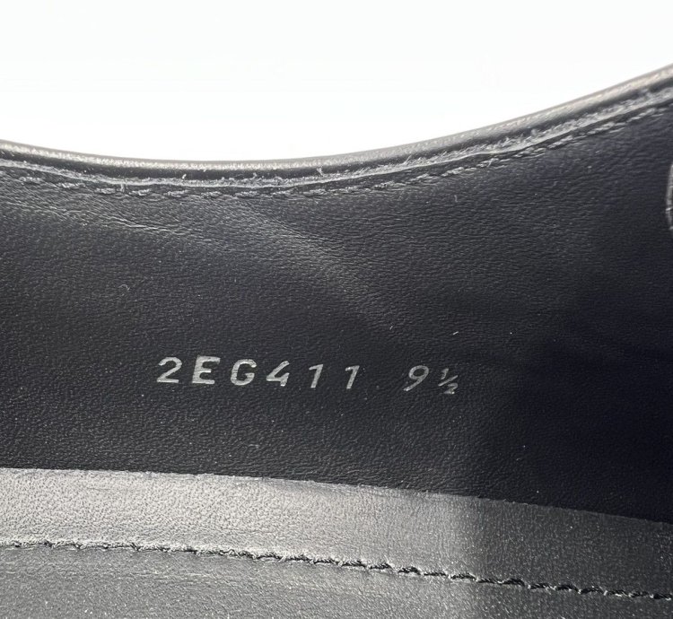 Prada Brushed Leather Lace-up Shoes