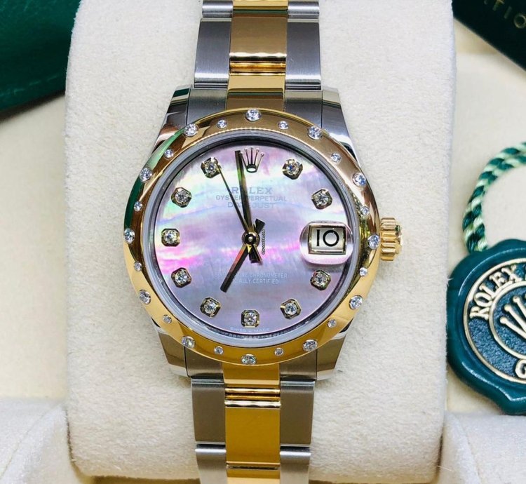 Rolex Datejust Mother Of Pearl Diamond Dial 31mm