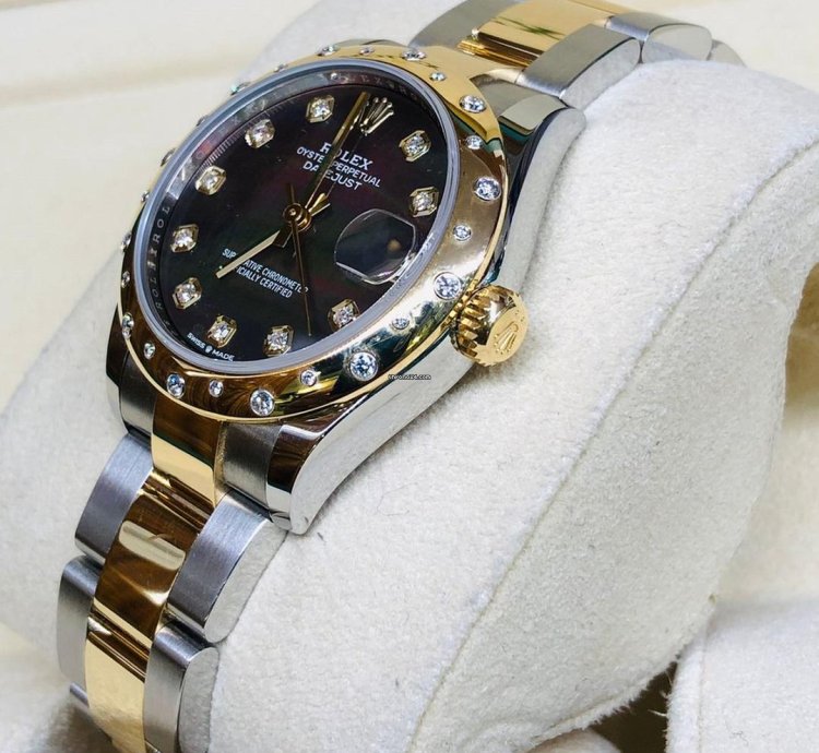 Rolex Datejust Mother Of Pearl Diamond Dial 31mm