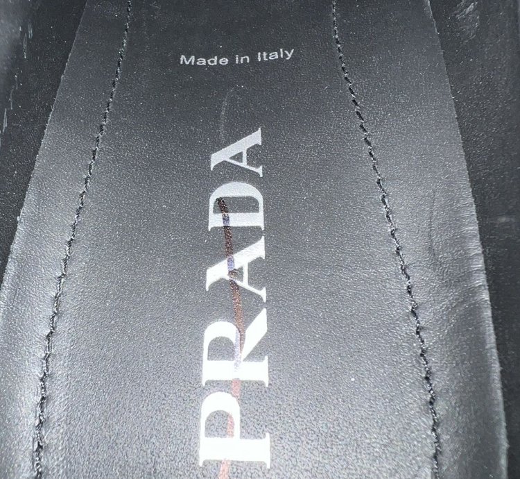 Prada Brushed Leather Lace-up Shoes