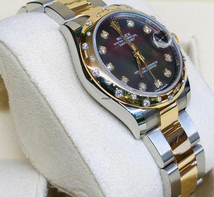 Rolex Datejust Mother Of Pearl Diamond Dial 31mm