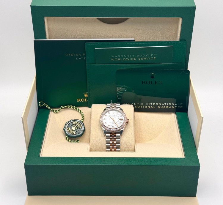 Rolex Datejust New 2024 Diamond Bezel Mother Of Pearl Diamond Datejust 31mm 278381rbr