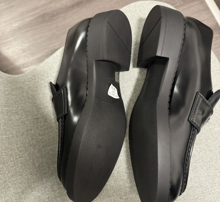 Prada Brushed Leather Loafers