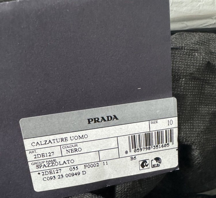 Prada Brushed Leather Loafers