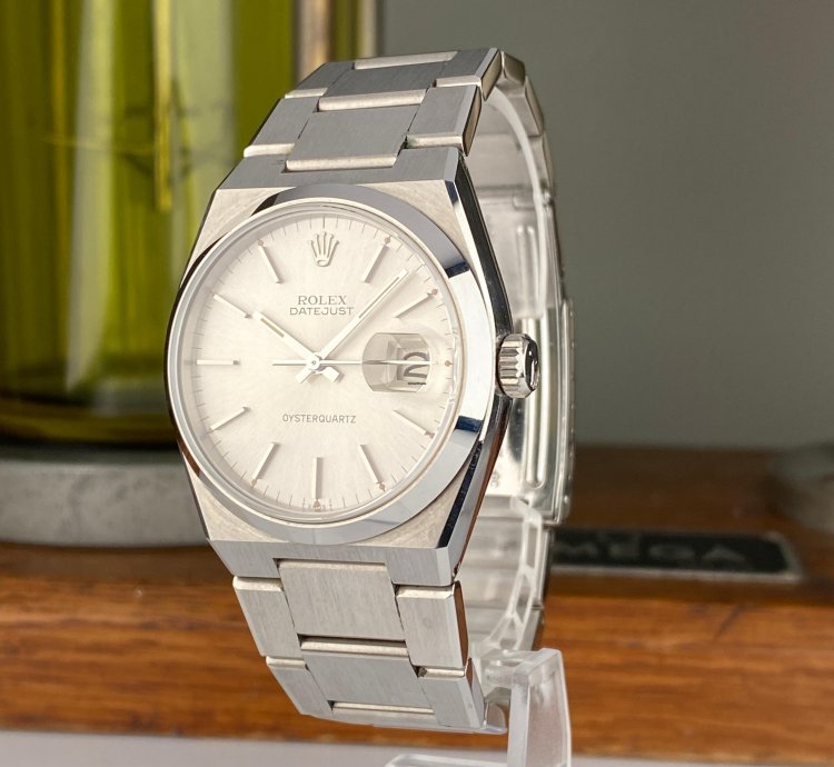 Rolex Datejust Oysterquartz 1978 Rolex Datejust Oysterquartz 17000 Nos New Old Stock First Generation Mk1 Dial