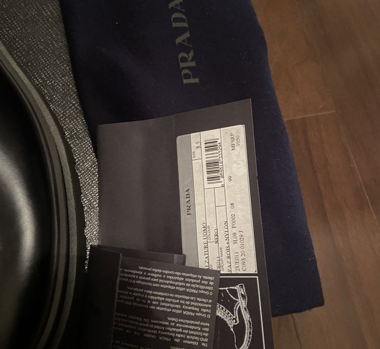 Prada Brushed Rois Leather Nylon Boots 9 5 Us