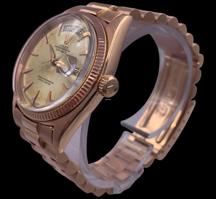 Rolex Day-date 36 36mm Ref 1803 Year 1961 Full Set Like New With Expertise Rose Gold