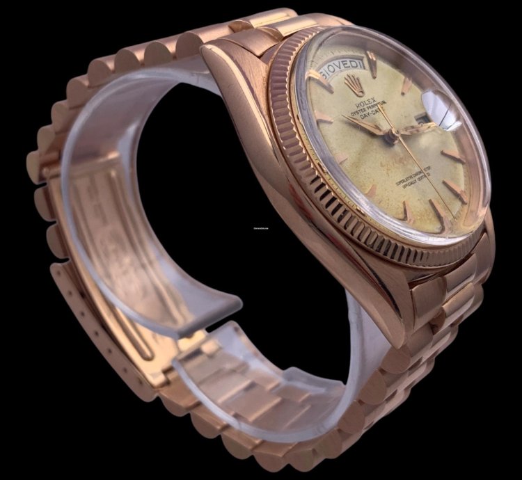 Rolex Day-date 36 36mm Ref 1803 Year 1961 Full Set Like New With Expertise Rose Gold