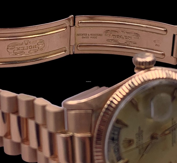 Rolex Day-date 36 36mm Ref 1803 Year 1961 Full Set Like New With Expertise Rose Gold