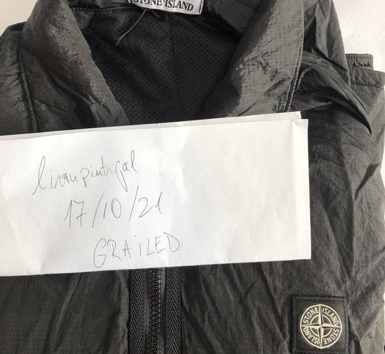 Stone Island Logo Patch Lightweight Jacket