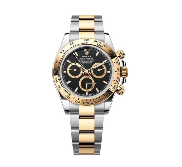 Rolex Daytona 2025 New Daytona Yellow Gold Two Tone Black Dial