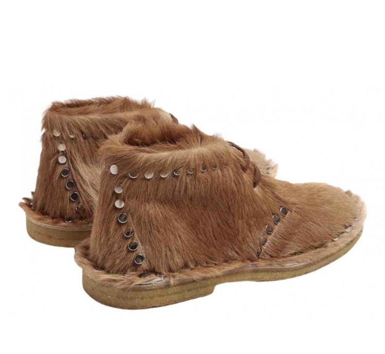 Prada Calf-hair Chukka Boots