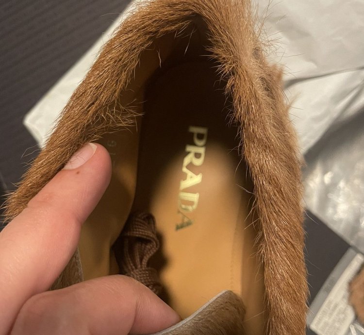 Prada Calf-hair Chukka Boots