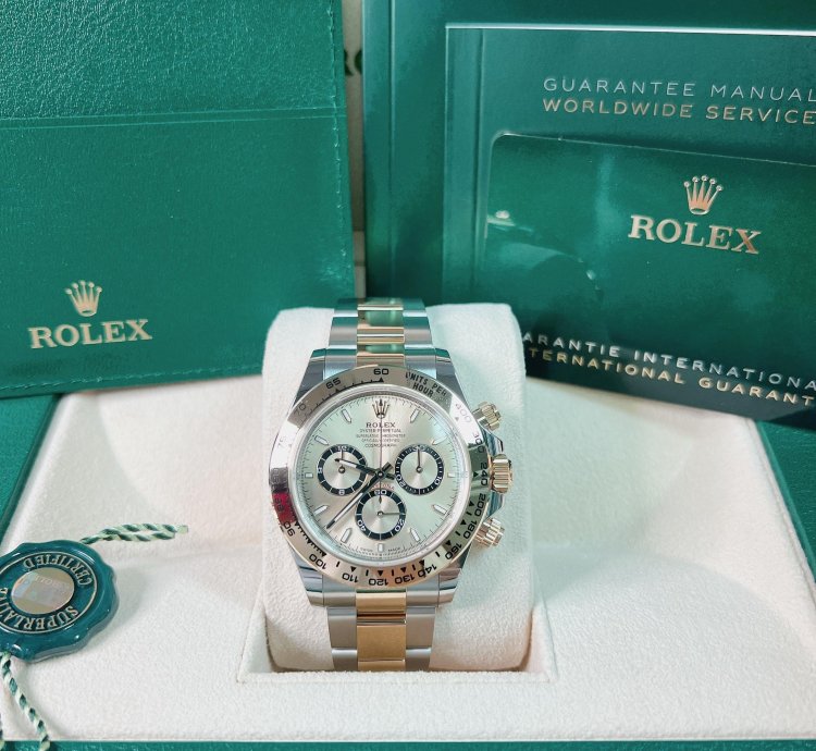 Rolex Daytona 2025 New Daytona Yellow Gold Two Tone Golden Champagne Dial