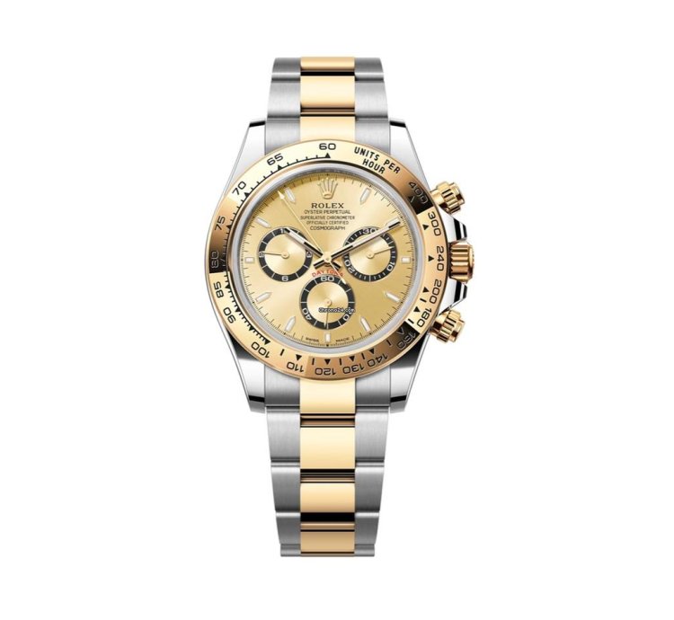 Rolex Daytona 2025 New Daytona Yellow Gold Two Tone Golden Champagne Dial