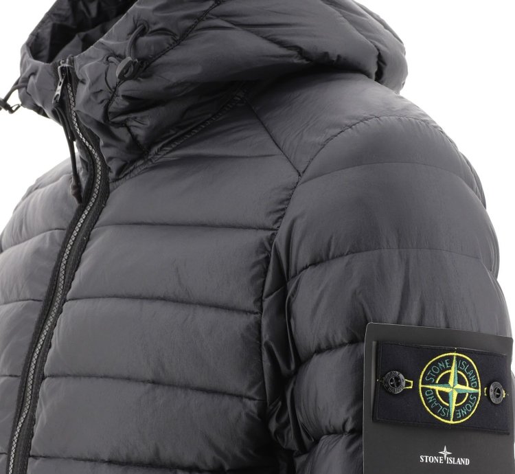 Stone Island Loom Woven Chambers Down Jacket For Men Label Size Xl