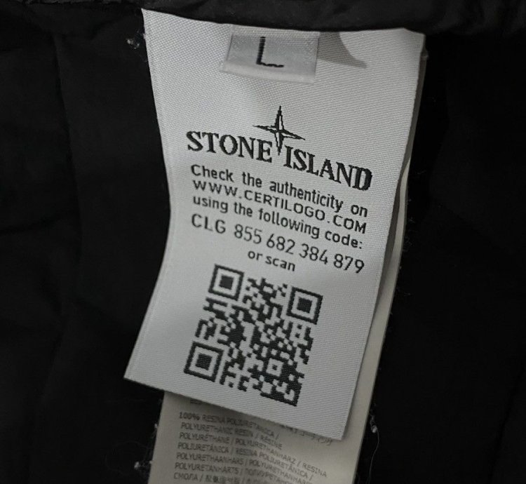 Stone Island Loom Woven Down Chambers Jacket Size