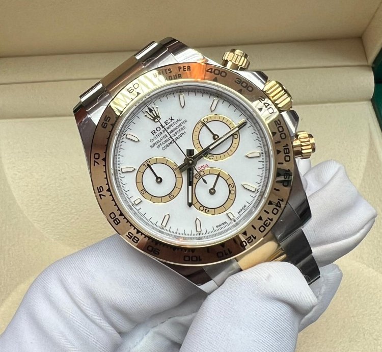 Rolex Daytona 2025 New Daytona Yellow Gold Two Tone White