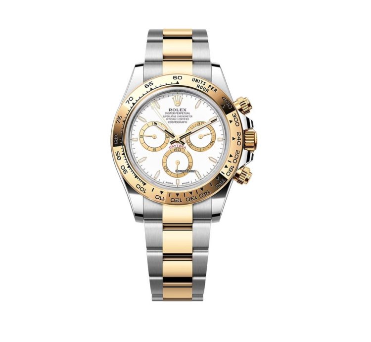 Rolex Daytona 2025 New Daytona Yellow Gold Two Tone White