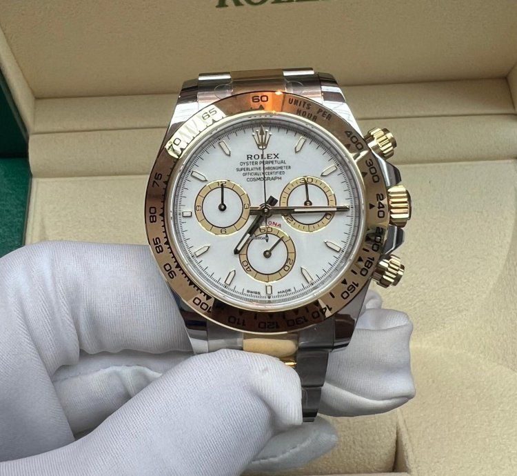 Rolex Daytona 2025 New Daytona Yellow Gold Two Tone White