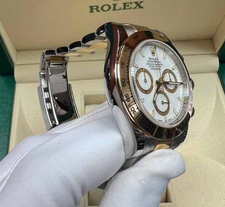 Rolex Daytona 2025 New Daytona Yellow Gold Two Tone White