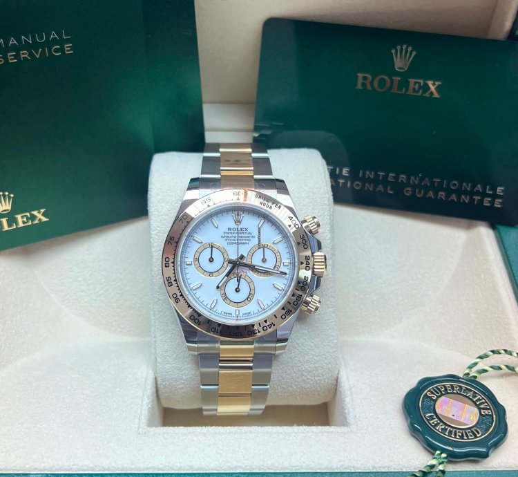 Rolex Daytona 2025 New Daytona Yellow Gold Two Tone White