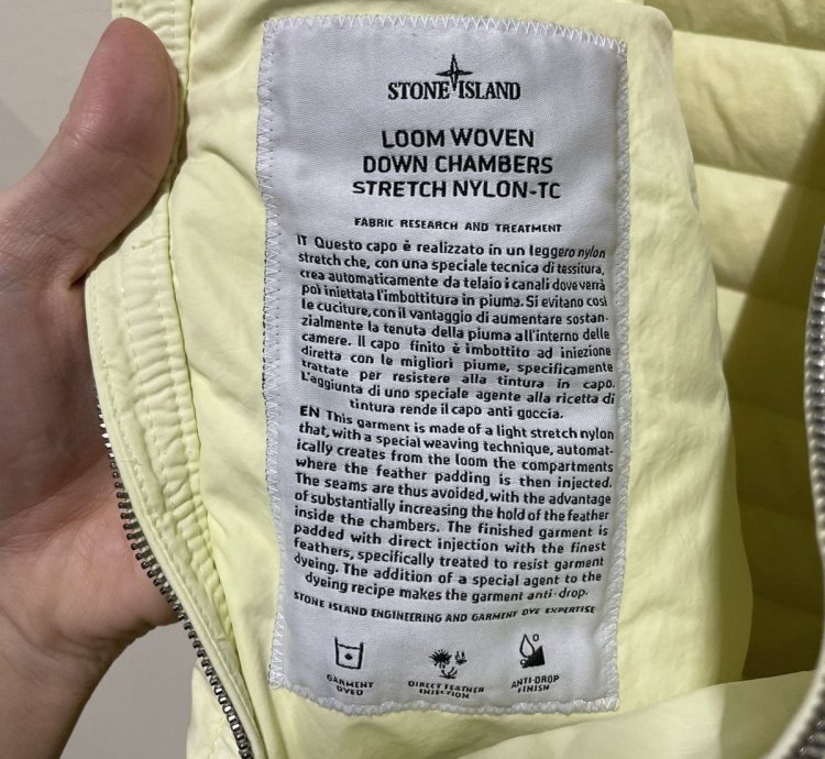 Stone Island Loom Woven Down Vest 900