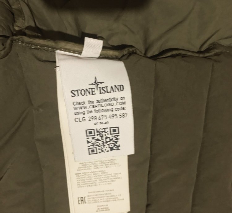 Stone Island Loom Woven Hooded Down Jacket Military Green