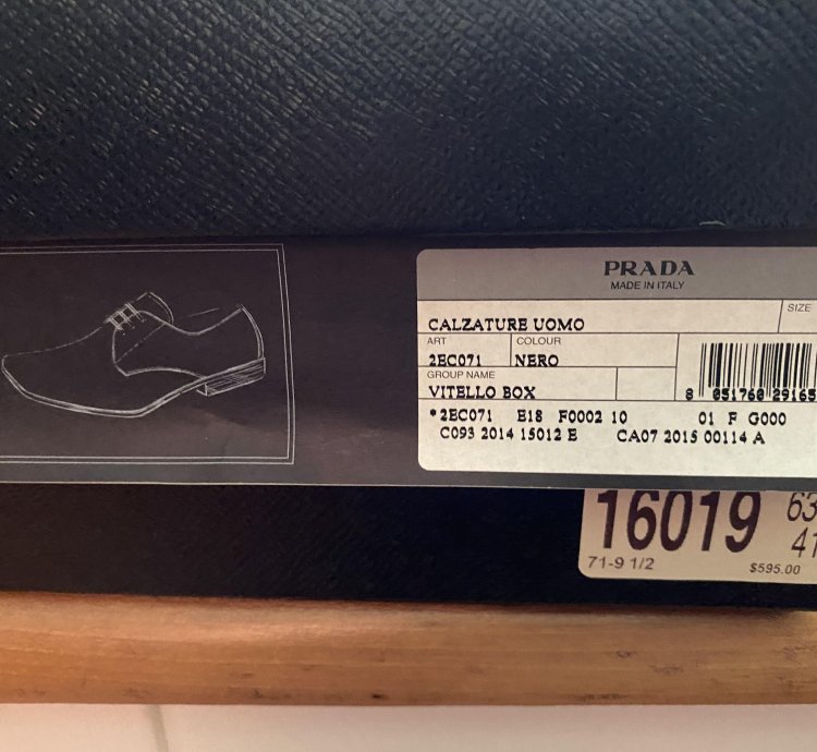 Prada Calzature Uomo 2ec071 Dress Shoes