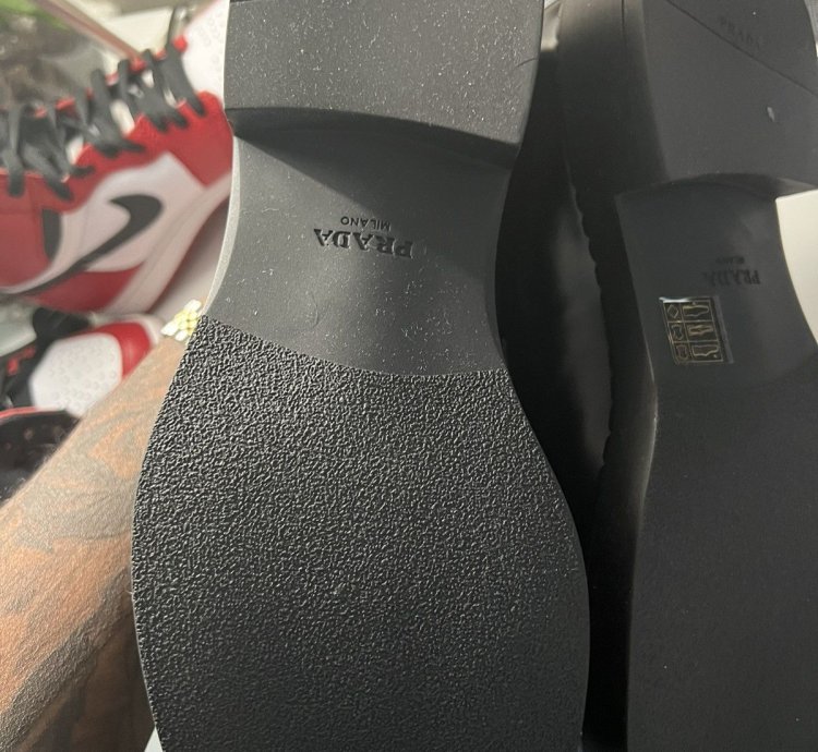 Prada Chocolate Brushed Leather Loafers
