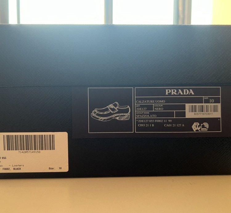 Prada Chocolate Loafers New Us11 Retail 1200