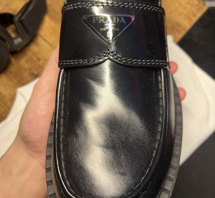 Prada Chocolate Loafers New Us11 Retail 1200