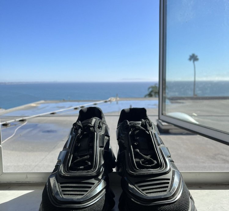 Prada Cloud Burst Thunder Technical Fabric Sneakers