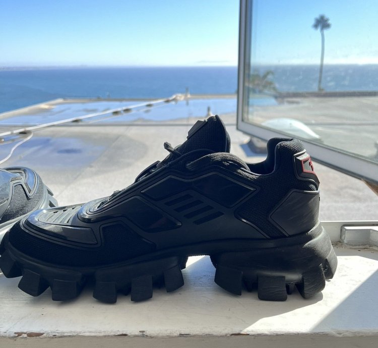Prada Cloud Burst Thunder Technical Fabric Sneakers
