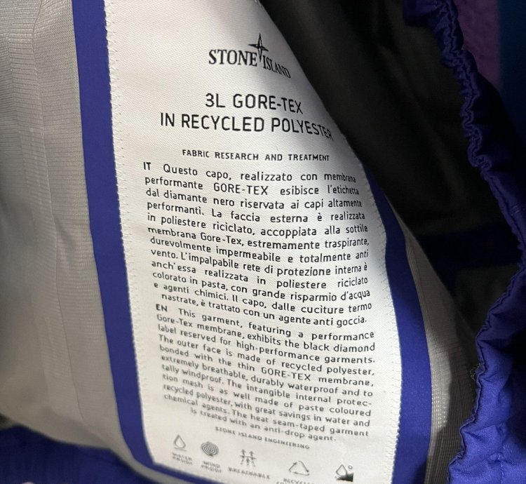 Stone Island Marina Gore-tex Jacket Nwt 7615 420x1