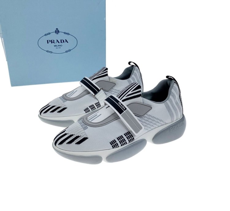Prada Cloudbust Metallic Trainers