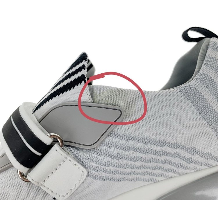 Prada Cloudbust Metallic Trainers