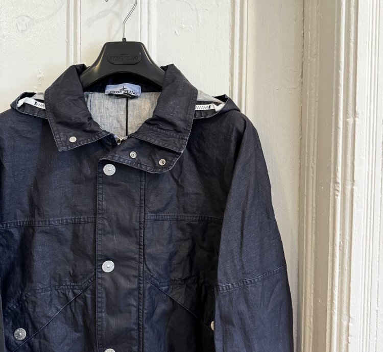 Stone Island Marina Wax Linen Jacket