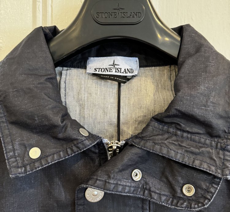 Stone Island Marina Wax Linen Jacket