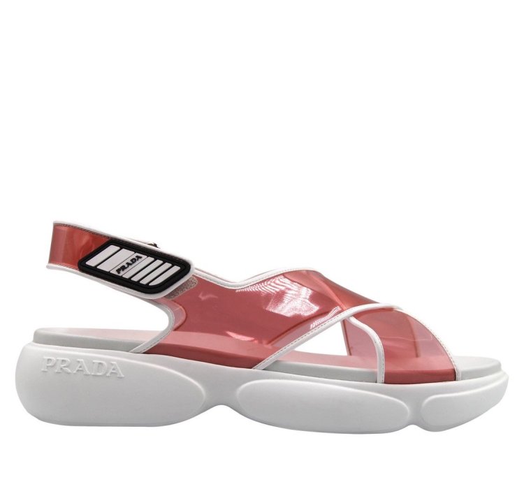 Prada Cloudbust Pvc Sandals