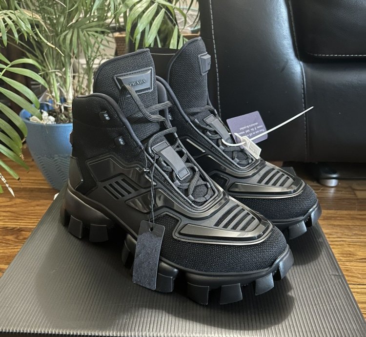 Prada Cloudbust Thunder Black Hi-top