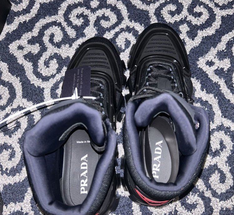 Prada Cloudbust Thunder Black Hi-top