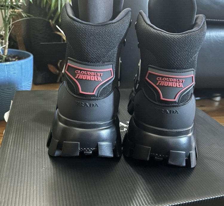Prada Cloudbust Thunder Black Hi-top