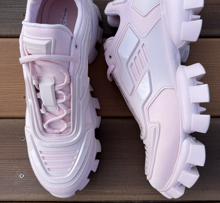 Prada Cloudbust Thunder Pink Sneakers Size 10 5