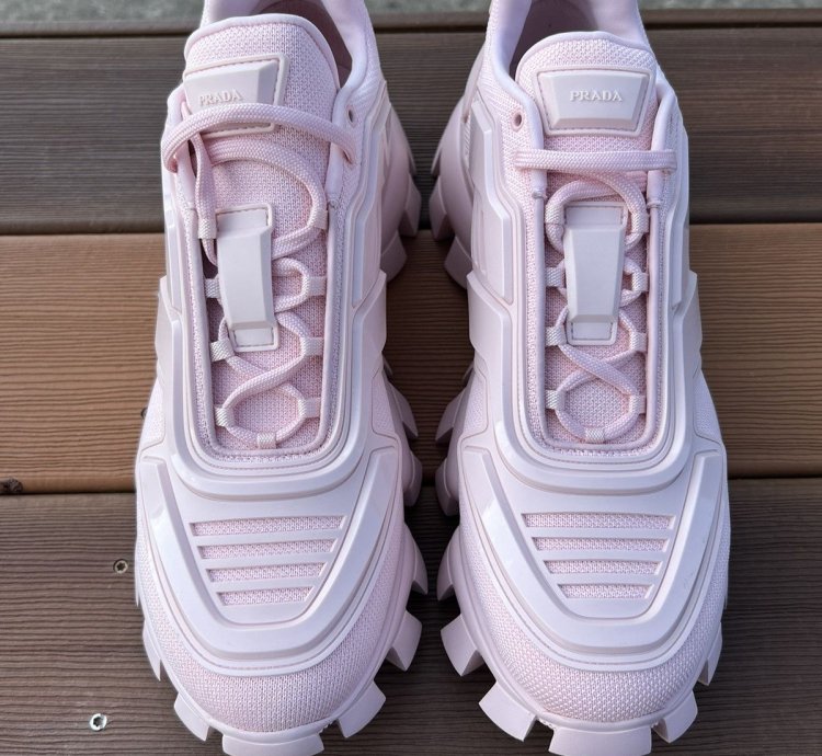 Prada Cloudbust Thunder Pink Sneakers Size 10 5