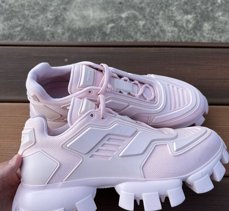 Prada Cloudbust Thunder Pink Sneakers Size 10 5