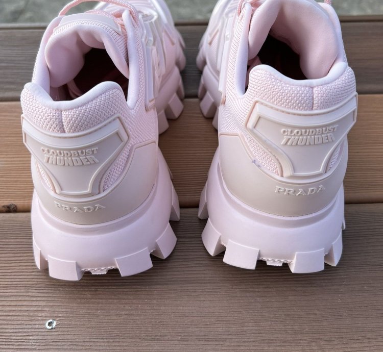 Prada Cloudbust Thunder Pink Sneakers Size 10 5